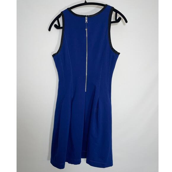 Banana Republic Fit & Flair Dress in‎ Mystic Blue - Women's Size 12P - Picture 2 of 8